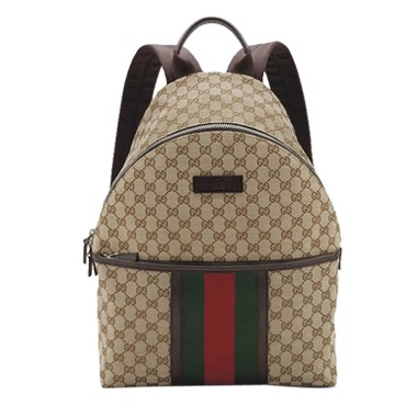 Brun Gucci Voyage D'affaires Sac A Dos Moyenne Avec